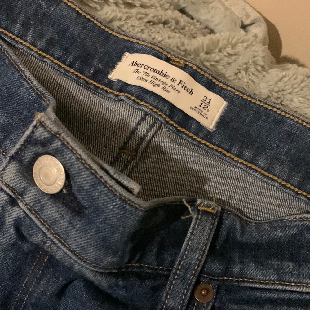 Abercrombie & Fitch High Rise Blue Jeans